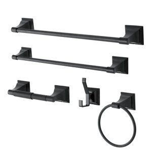 Black Bathroom Hardware Sets You'll Love | Wayfair